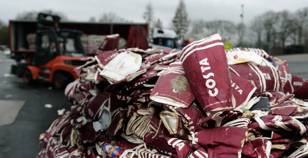 Costa Coffee announces commitment to recycle half a billion takeaway cups a year