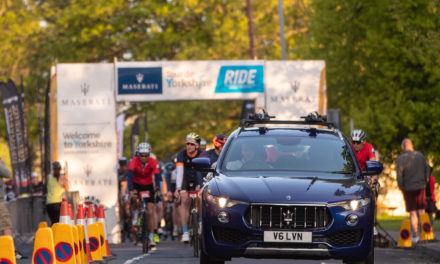 FOUR THOUSAND AMATEUR CYCLISTS CONQUER THE MASERATI TOUR DE YORKSHIRE RIDE IN THE SUNSHINE OF LEEDS
