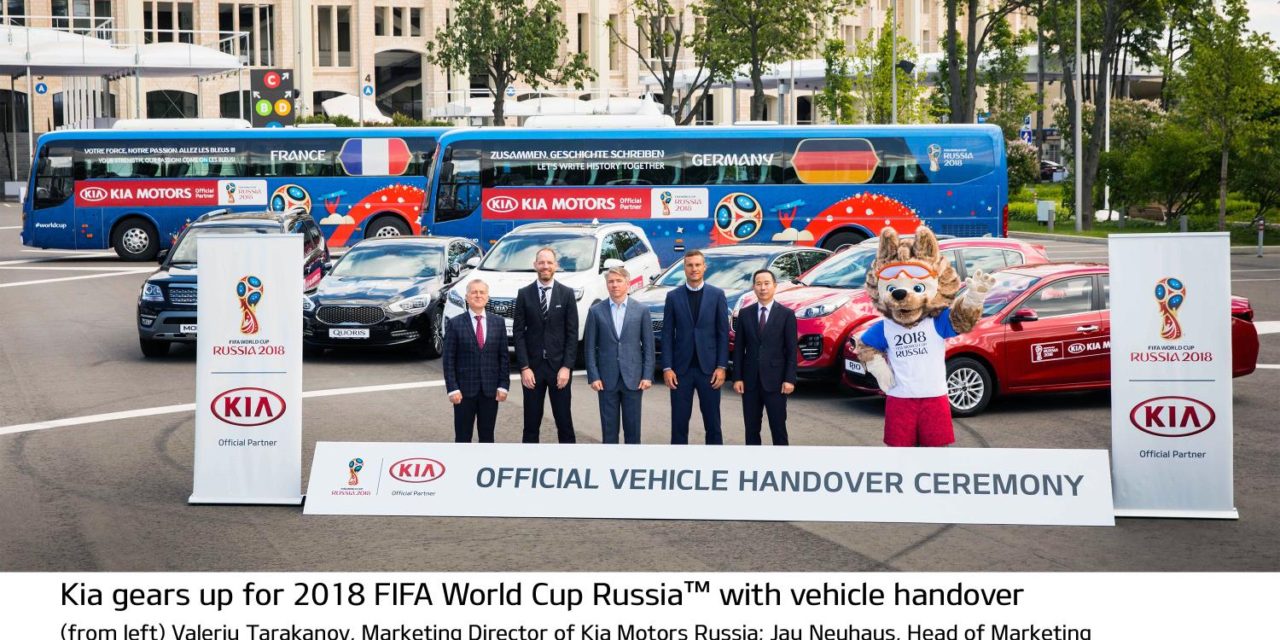 KIA GEARS UP FOR 2018 FIFA WORLD CUP RUSSIA™ WITH VEHICLE HANDOVER