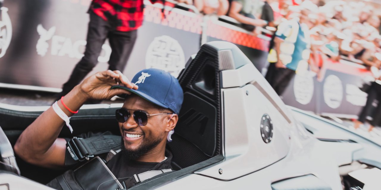 MUSIC SUPERSTAR USHER KICKS OFF GUMBALL 3000 IN LONDON BEHIND THE WHEEL OF THE BAC MONO