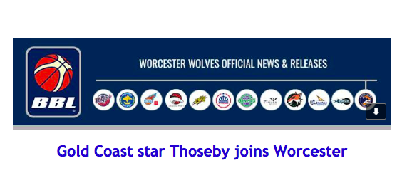 Gold Coast star Thoseby joins Worcester