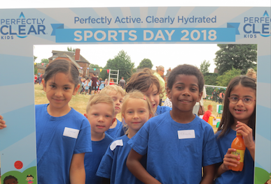 Perfectly hydrated, clearly active! Perfectly Clear sponsors local sports day