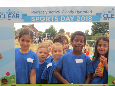 Perfectly hydrated, clearly active! Perfectly Clear sponsors local sports day