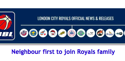 Neighbour first to join Royals family