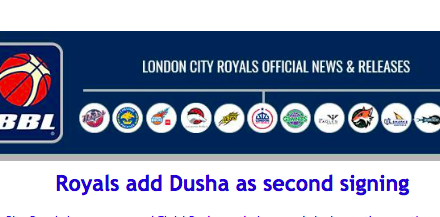 Royals add Dusha as second signing