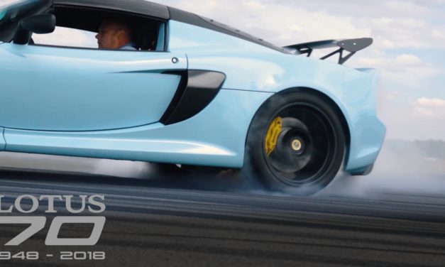 MARKING 70 YEARS IN STYLE ON CAMERA AT THE HOME OF LOTUS