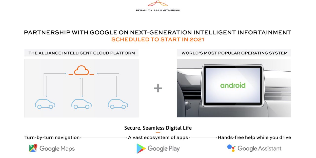 RENAULT-NISSAN-MITSUBISHI AND GOOGLE JOIN FORCES ON NEXT-GENERATION INFOTAINMENT