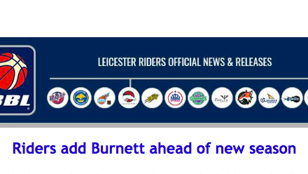 Riders add Burnett ahead of new season