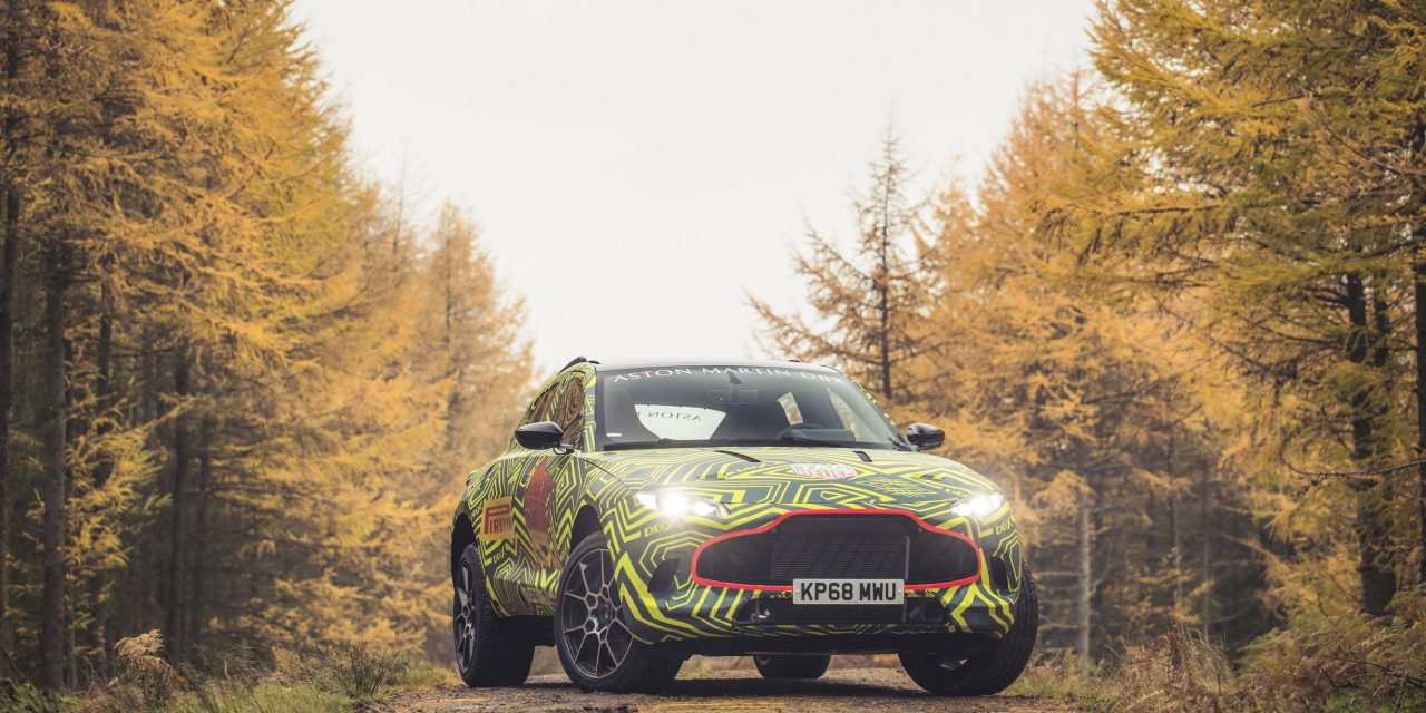 DBX: PROTOTYPE OF ASTON MARTIN’S FIRST SUV BEGINS TESTING