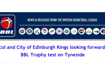 British Basketball League – Nicol and City of Edinburgh Kings looking forward to BBL Trophy test on Tyneside