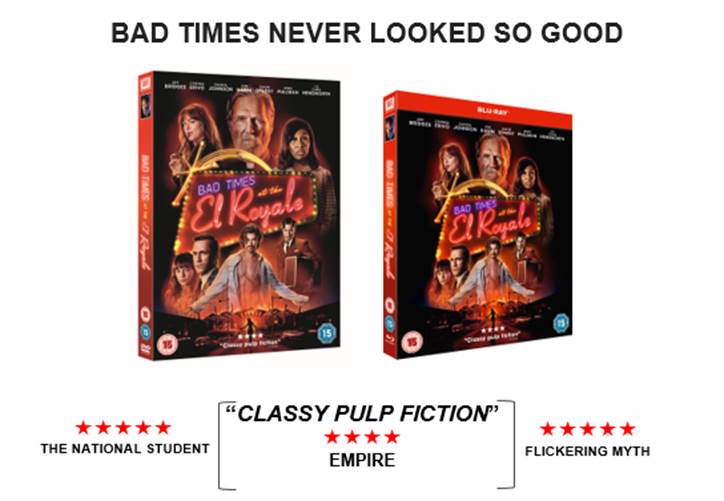BAD TIMES AT THE EL ROYALE – AVAILABLE ON BLU-RAY & DVD – 4TH FEBRUARY