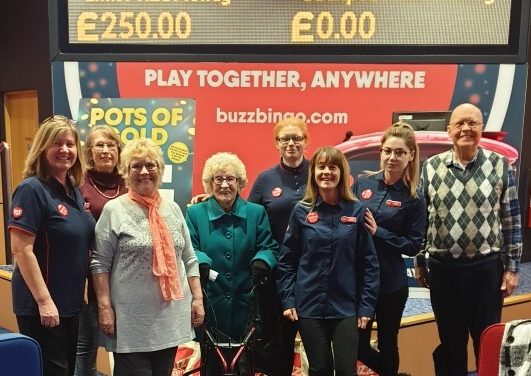 74-year-old Bingo-loving local honoured as Boston welcomes new Buzz Bingo club
