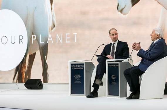 OUR PLANET – Sir David Attenborough & The Duke of Cambridge in Conversation during WEF 2019