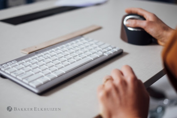 The new UltraBoard 950 – Compact keyboard reduces physical discomfort.