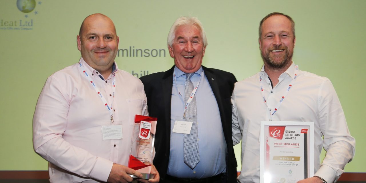Double success as J Tomlinson takes second RHI Installer of the Year Award