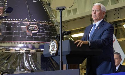 Vice President Unveils NASA Spacecraft for Artemis 1 Lunar Mission on Moon Landing Anniversary
