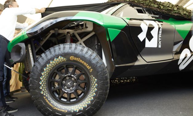 WORLD PREMIERE OF EXTREME E ELECTRIC SUV WITH CONTINENTAL TYRES AT GOODWOOD FESTIVAL OF SPEED