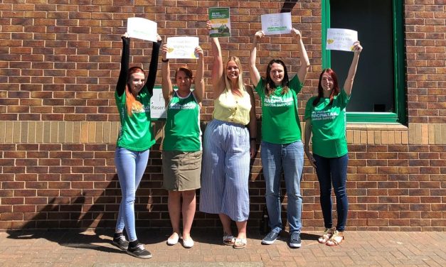 Care home staff’s marathon hike for cancer charity