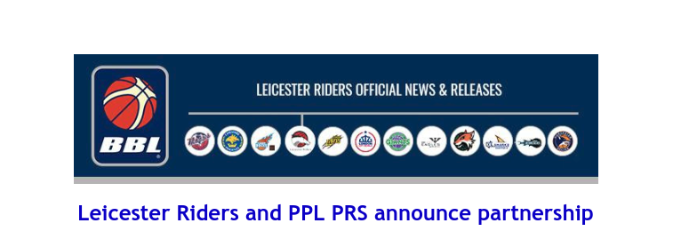 British Basketball League: Leicester Riders and PPL PRS announce partnership