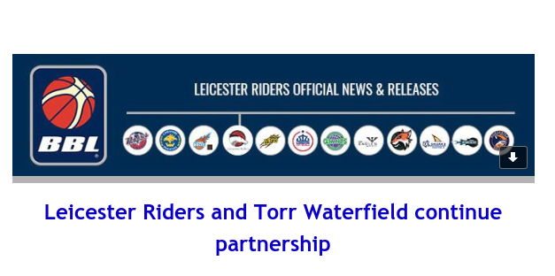British Basketball League: Leicester Riders and Torr Waterfield continue partnership