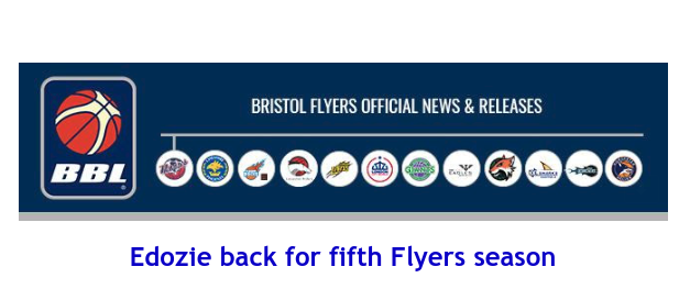 British Basketball League: Edozie back for fifth Flyers season