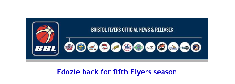 British Basketball League: Edozie back for fifth Flyers season