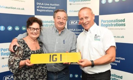FIRST EVER SELL OUT SUCCESS FOR DVLA PERSONALISED REGISTRATIONS DURING 30TH ANNIVERSARY AUCTION