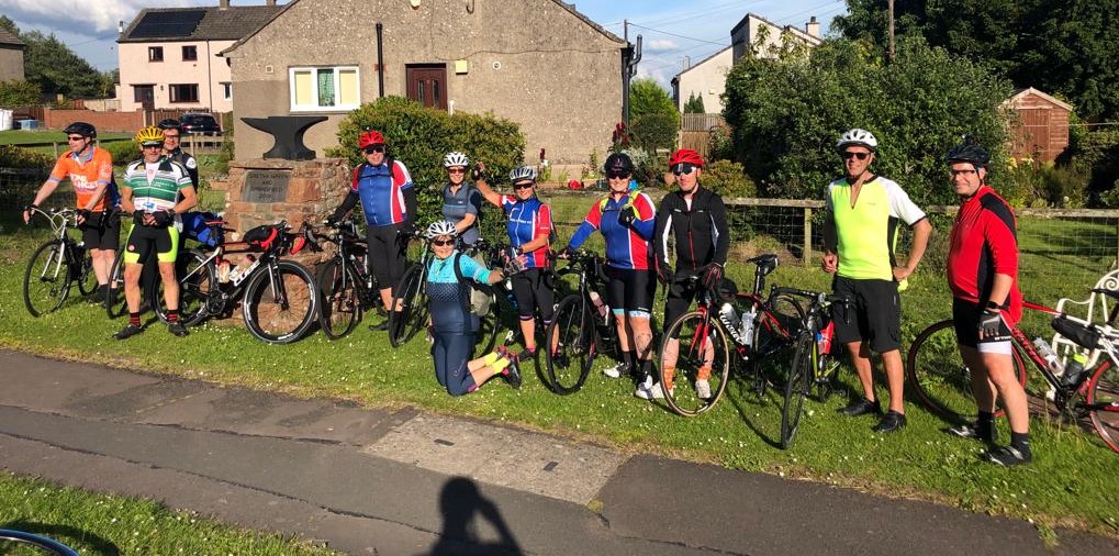 Conquering a cross border 100-mile cycle for Macmillan