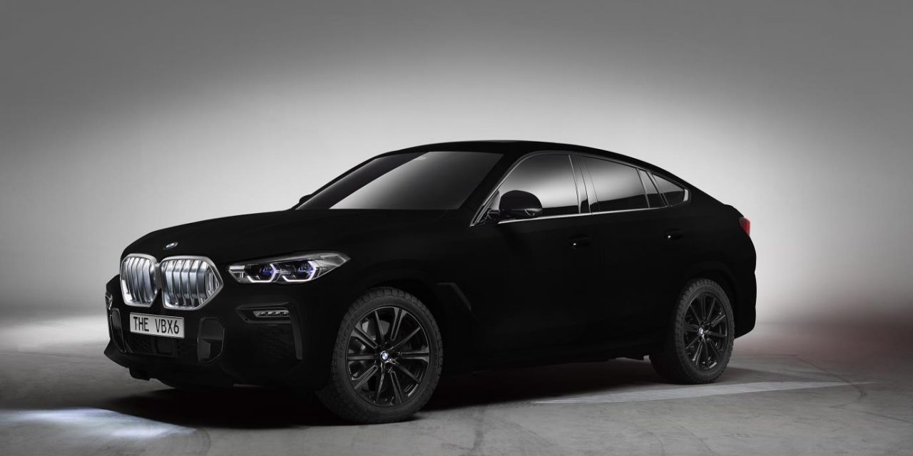 NEW BMW X6 AS A SPECTACULAR SHOW CAR: WORLD’S FIRST VEHICLE IN VANTABLACK®.