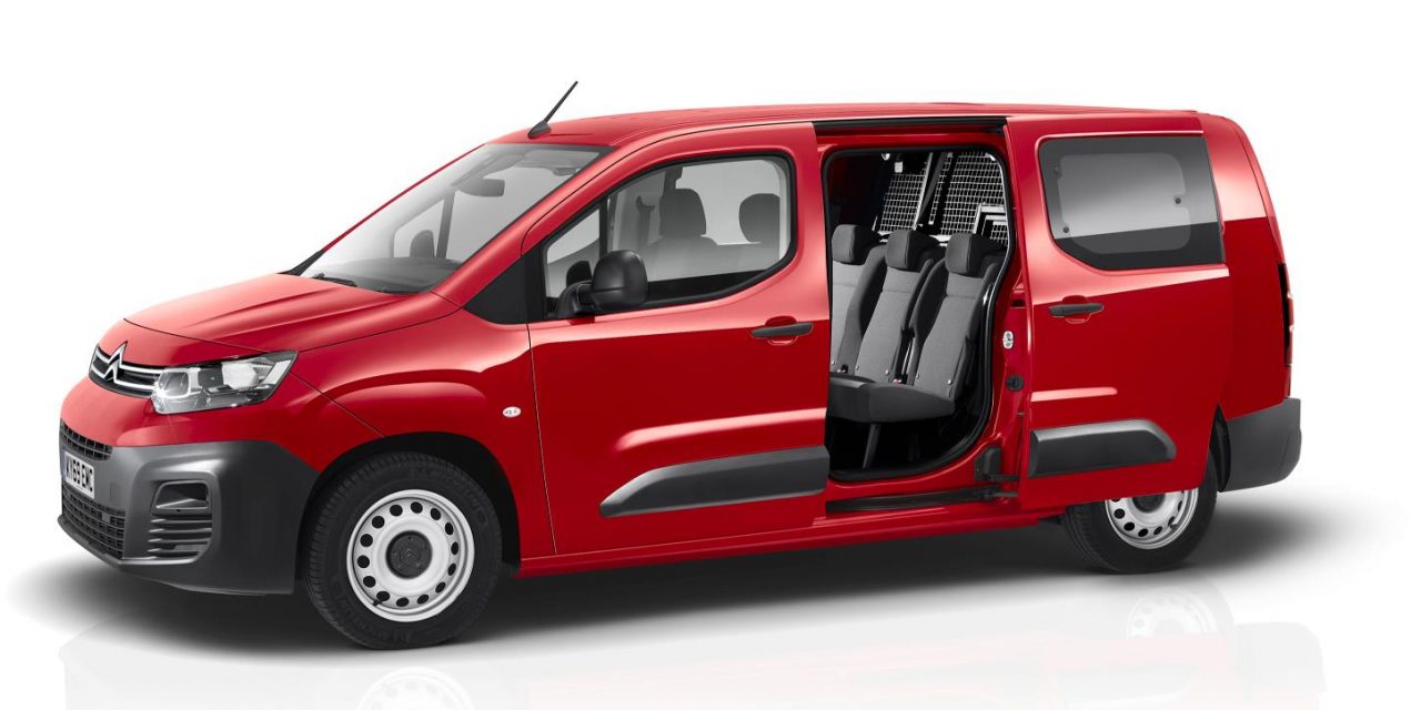 AWARD-WINNING NEW CITROËN BERLINGO VAN RANGE EXTENDED WITH VERSATILE CREW VAN VERSIONS