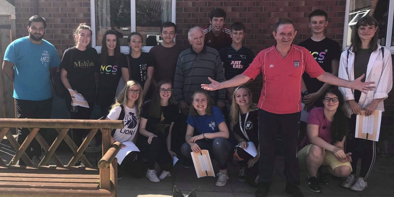 Notts County teens raise funds for elderly residents