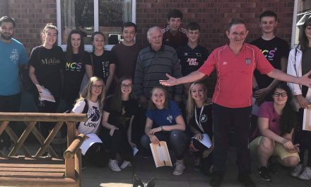 Notts County teens raise funds for elderly residents