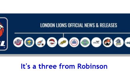 It’s a three from Robinson