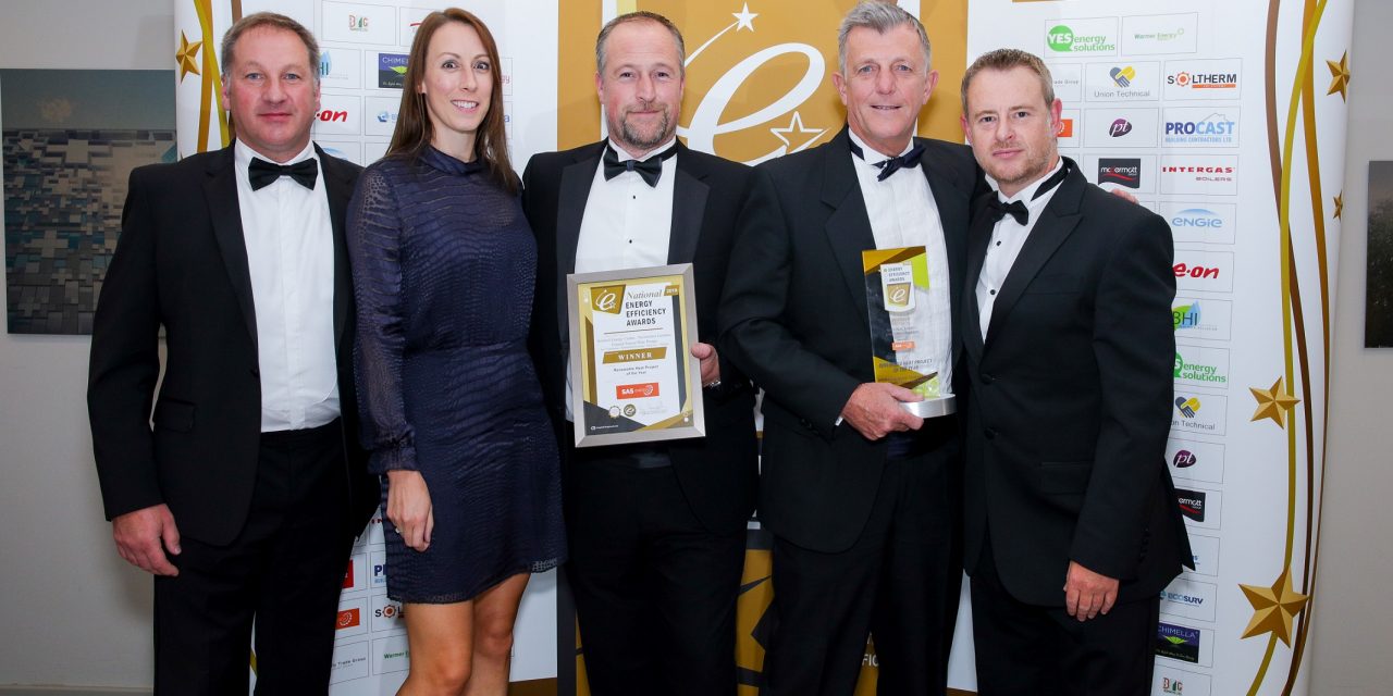 J Tomlinson scoops renewable heat project of the year at the National Energy Efficiency Awards 2019