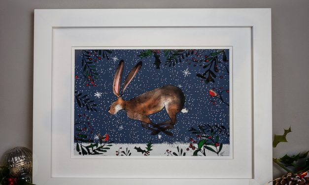 Katie Cardew Illustrations unveils brand new Christmas design ahead of festive open studios