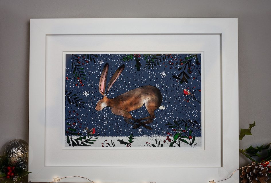 Katie Cardew Illustrations unveils brand new Christmas design ahead of festive open studios