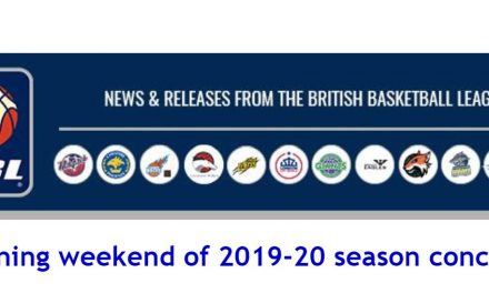 British Basketball News: Opening weekend of 2019-20 season concludes