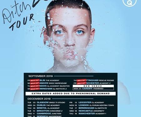 Due to phenomenal demand Aitch has announced extra tour dates for December 2019