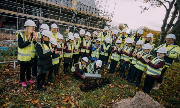 Skegness schoolchildren bury keepsakes in celebration of new £1.6million community building
