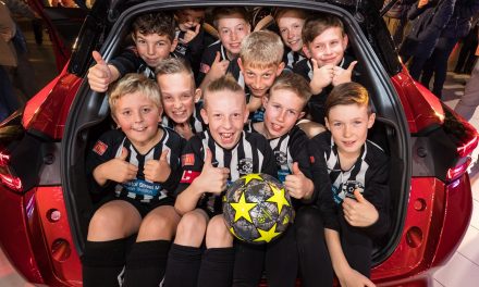 BRISTOL STREET MOTORS NISSAN ILKESTON SCORES FOR LOCAL JUNIOR FOOTBALLERS