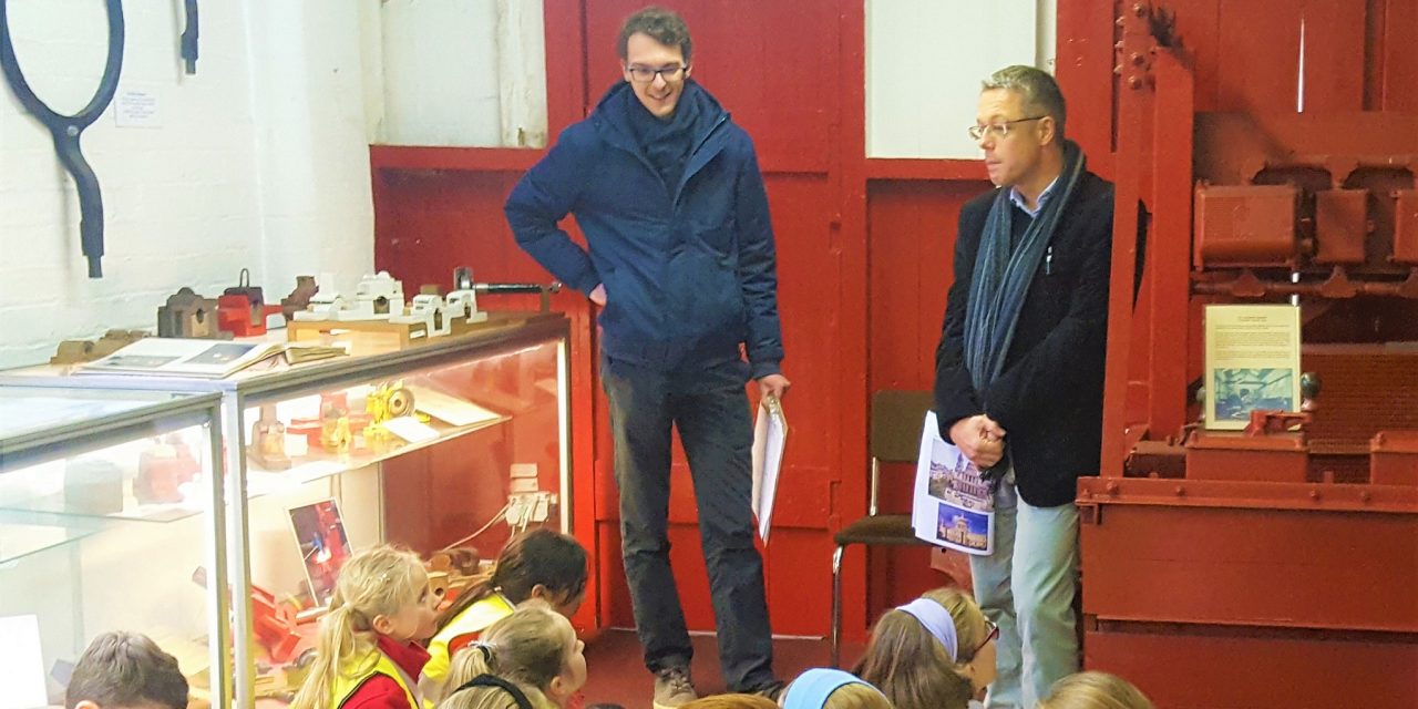 Local youngsters travel back in time at Loughborough Bellfoundry for takeover day