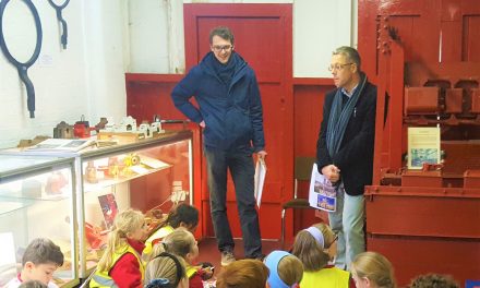 Local youngsters travel back in time at Loughborough Bellfoundry for takeover day