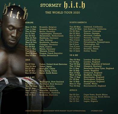 Stormzy announces huge 2020 UK arena tour