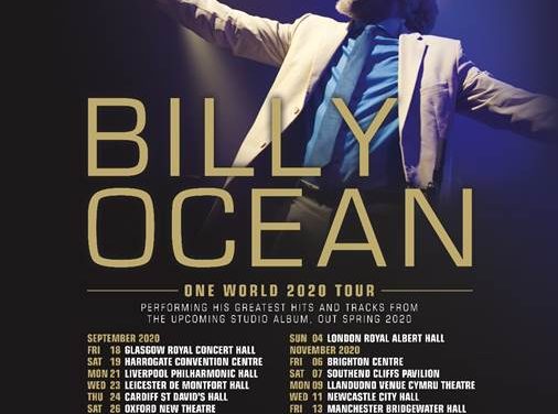 BILLY OCEAN ANNOUNCES ‘ONE WORLD’ 2020 TOUR
