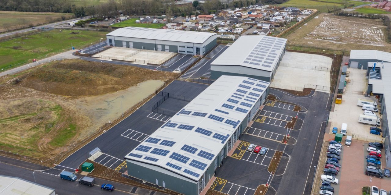 New Market Harborough business park built by J Tomlinson ready for take-off