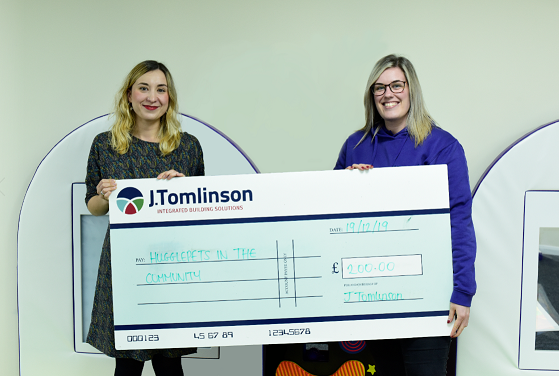 Donation from J Tomlinson helps fund animal assisted intervention session