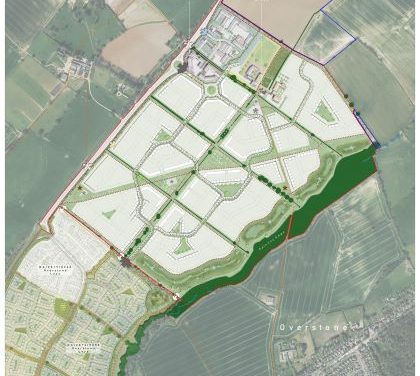OUTLINE PLANS FOR 1600 NEW HOMES IN NORTHAMPTON