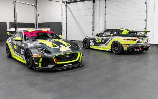 DOUBLE DELIGHT, A PAIR OF ASTON MARTIN VANTAGE RALLY GT CARS AND TWO INVICTUS GAMES JAGUAR F-TYPES