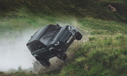 NEW LAND ROVER DEFENDER. IT DOES ALL ITS OWN STUNTS