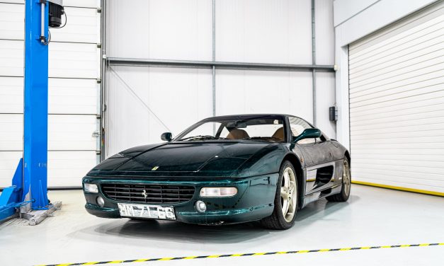 PREVIOUSLY NEGLECTED ‘BARNFIND’ FERRARI F355 RECOMMISSIONED AT H.R. OWEN FERRARI